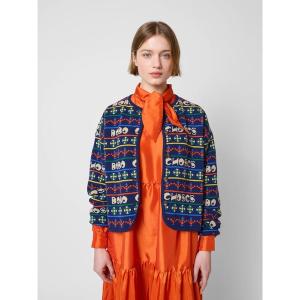 カーディガン Muticolour printed cardigan レディース