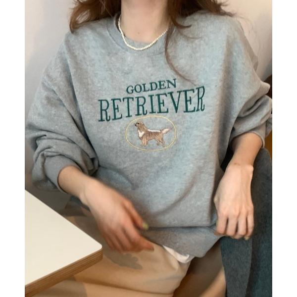 トレーナー スウェット 「裏起毛」アニマルプリントビッグシルエットスウェット レディース