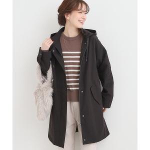 ミリタリージャケット モッズコート 「S-LL/撥水」腰回りをカバーする ロングミリタリーアウター レディース