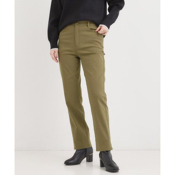 パンツ 「S-LL」優しくフィット ハイパーストレートパンツ レディース