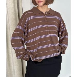 セーター ニット ボーダーポロ ビッグニット メンズ レディース