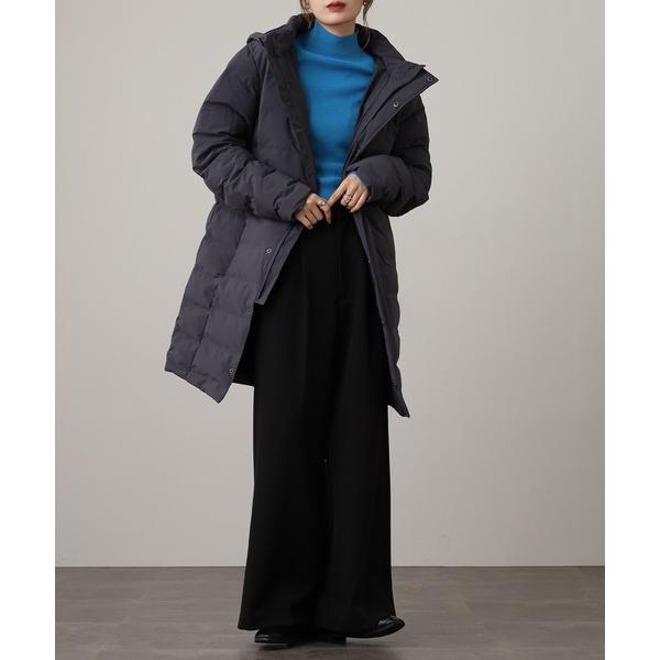 ダウンジャケット ダウン シームレス中綿ロングコート メンズ レディース