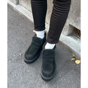 ブーツ 「Dhyana.」インナーボアハイローファー レディース