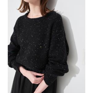 ニット セーター スパンコールニット レディース