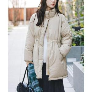 ダウンコート ダウンジャケット スタンドカラードロストダウンコート レディース