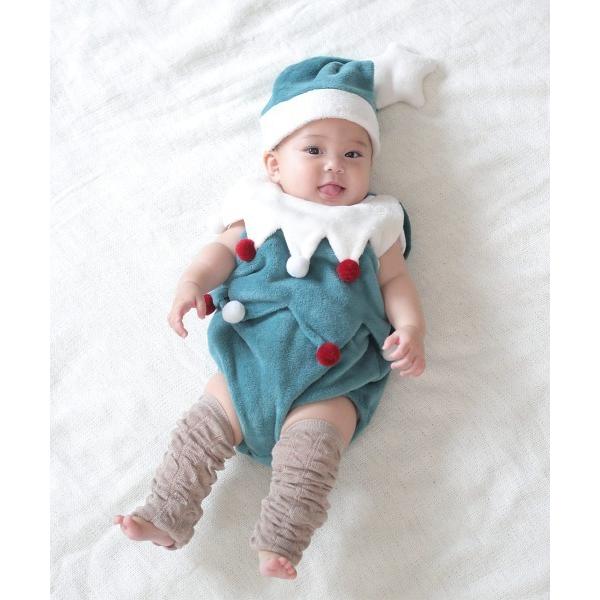 ベビー服 ロンパース (KE)ユニセックス イベント用 クリスマス ツリー ベビー 赤ちゃん クリス...