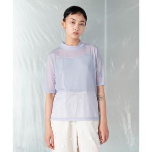 「mintdesigns」 半袖カットソー 2 ブルー レディース