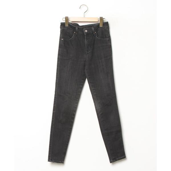 「Lee」 スキニーデニムパンツ S ブラック レディース
