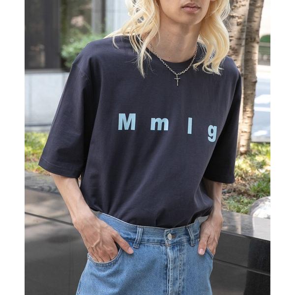 「87mm」 半袖Tシャツ LARGE ネイビー レディース