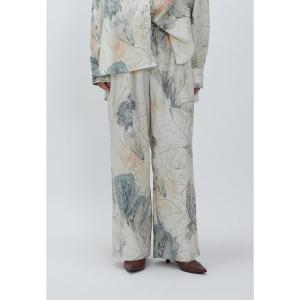 パンツ アートプリントパンツ レディース