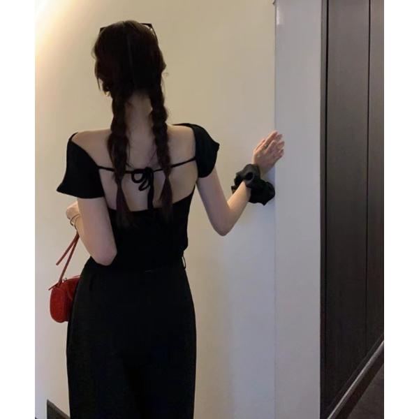 「by muni:r」 半袖カットソー FREE ブラック レディース