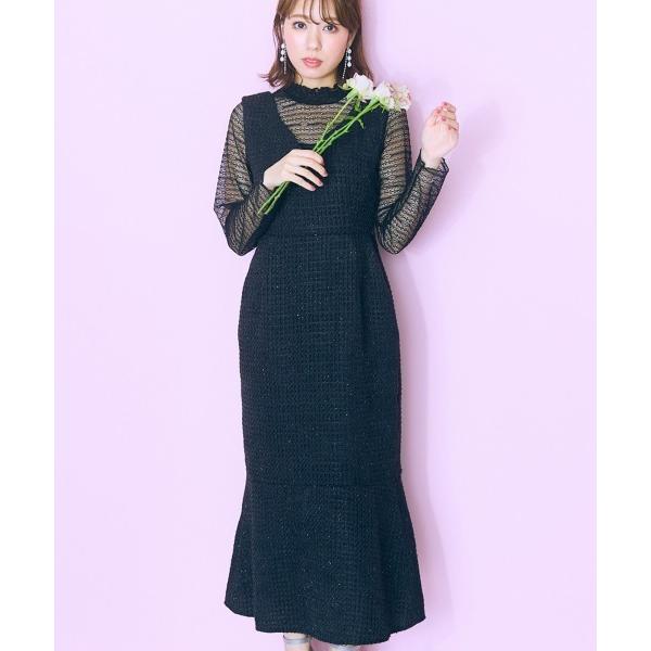 「marun」 「SMILELAND」サロペットスカート L ブラック レディース