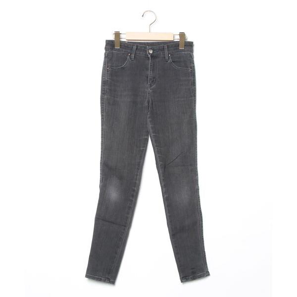 「Lee」 スキニーデニムパンツ S ブラック レディース