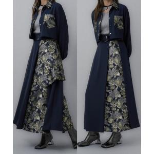 スカート アートジャガード2WAYスカート(HARE)