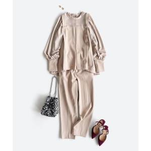 「haco!」 「()」セットアップ MEDIUM ベージュ レディース