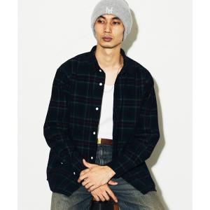 シャツ パターン コーデュロイ レギュラー シャツ メンズ