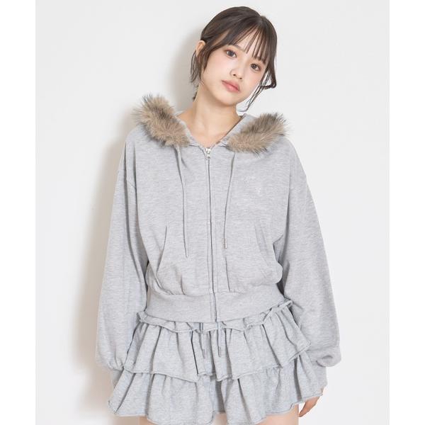 パーカー  「LTXC」「セット可」ファー2WAYZIPパーカ キッズ 子供服 女の子