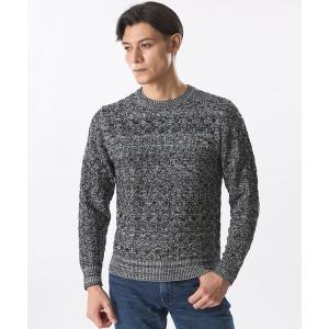 セーター ニット ジグザグミックスニット メンズ