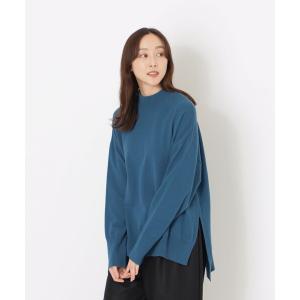 ニット セーター モックネックプルオーバー レディース