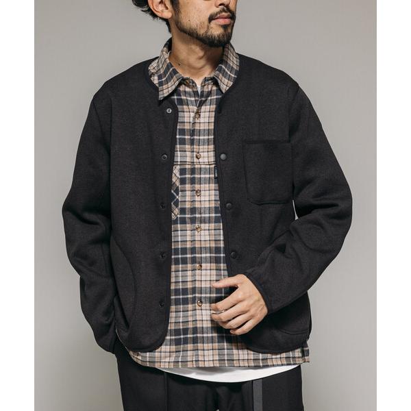 カーディガン リラックスフィット ニットフリース カーディガン /KNIT FLEECE CARDI...