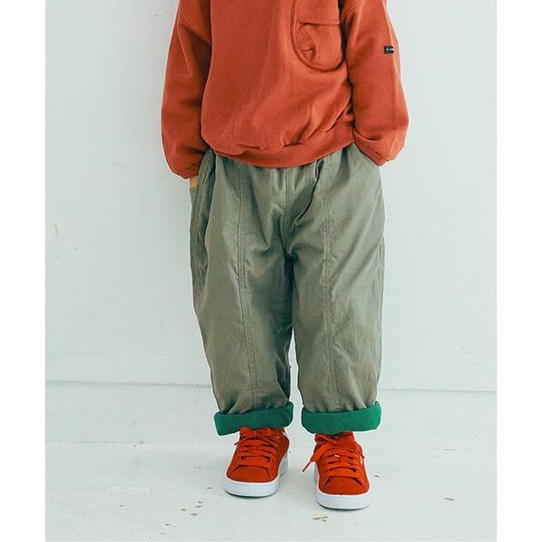 パンツ 「ジュニア対応」ぬくぬくなのにかっこいい裏フリースのワイドパンツ キッズ 子供服 男の子 女...