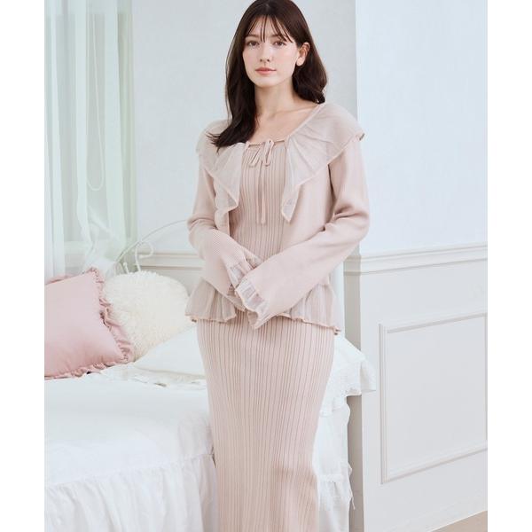パジャマ ルームウェア 「SET ITEM」glitter frill cardigan cup i...