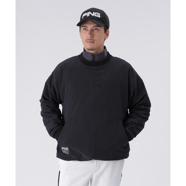 ブルゾン アウター 「PING APPAREL」全方向ストレッチ/ダブルフェイス ツインレイヤードア...
