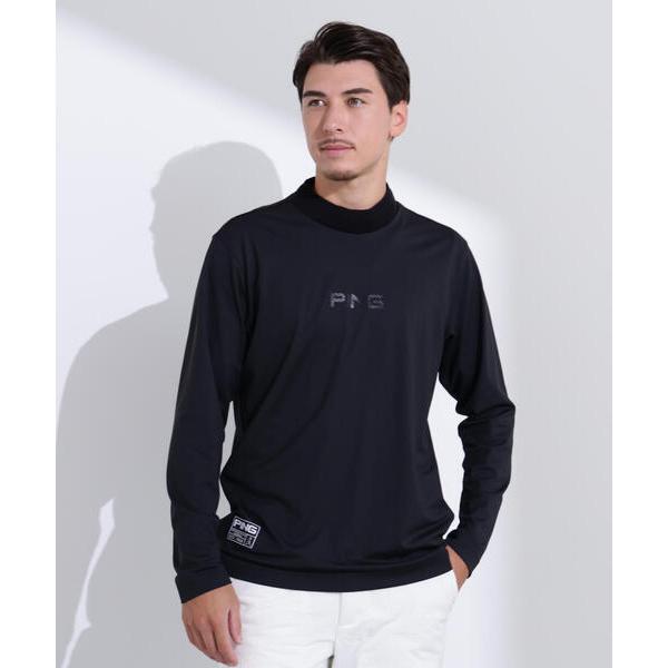 tシャツ 「PING APPAREL」トリコット長袖ハイネックカットソー 「GOLD」 (MENS)...