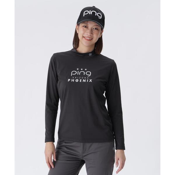 tシャツ 「PING APPAREL」トリコットハイネックシャツ 「LADIES LINE」 (LA...
