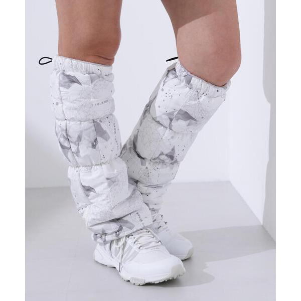 レッグウォーマー 「PING」MOUNTAIN総柄プリント薄中綿レッグウォーマー 「LADIES L...