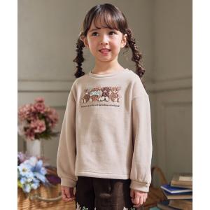 トレーナー なかよしサガラ刺繍 裏シャギー トレーナー キッズ 子供服 女の子