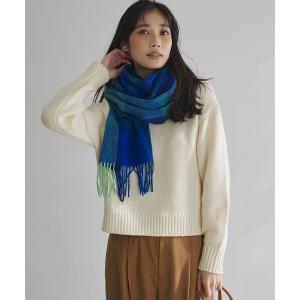 ニット セーター ウールカシミヤ パフスリーブ ニット レディース