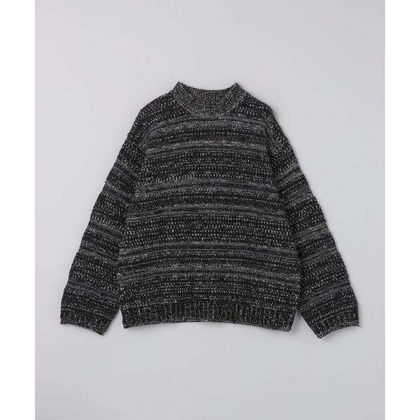 セーター ニット crepuscule: MULTI BORDER MIX PO メンズ