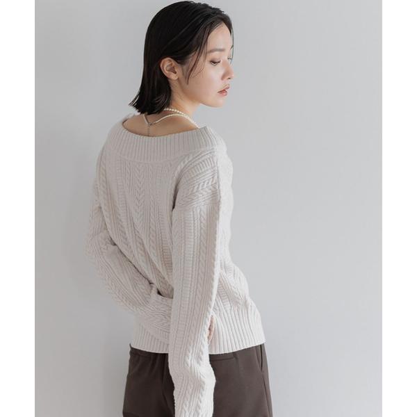 ニット セーター ケーブルニット606758 レディース