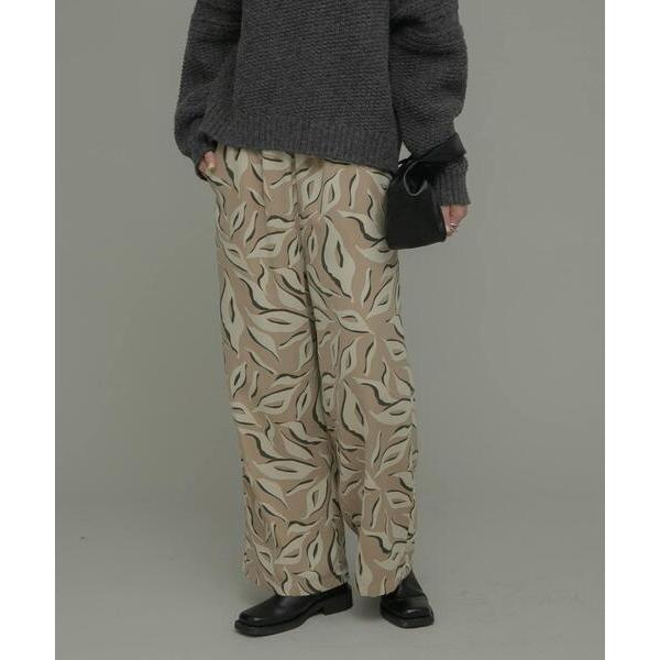 パンツ ニュアンスプリントイージーパンツ レディース