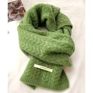 マフラー ストール 「 ammy. / エイミードット 」 モヘアタッチ ケーブル編み ニュアンスカラー マフラー レディース
