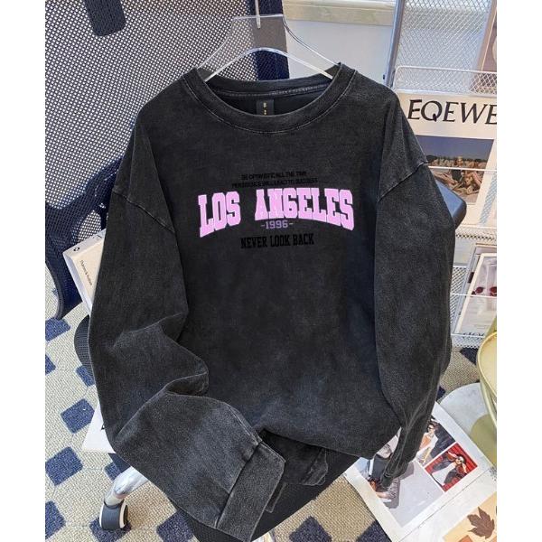 トレーナー スウェット LA BURNOUTピグメントスウェットシャツ メンズ レディース