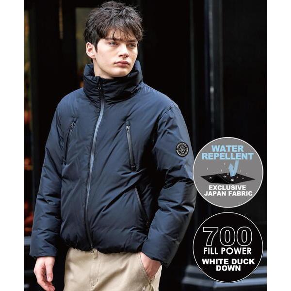 ダウンコート ダウンジャケット 「700フィルパワー/高品質ダウン」ファンクショナル ハイネックダウ...