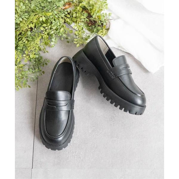 ローファー トラックソールローファー レディース