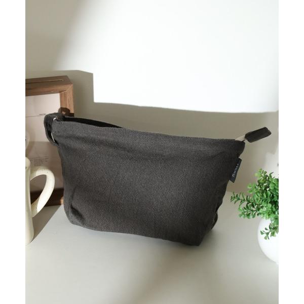 ポーチ ウォッシュドコットン  ポーチ L レディース