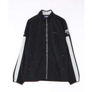 ジャージ 「K-SWISS/ケースイス」鹿の子ダンボールトラックジャケット/ジャージ 長袖 ジップアップ スポーツ カジュアル ストリート アスレジャ