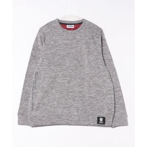 トレーナー スウェット 「K-SWISS/ケースイス」エアブラッシュ裏起毛クルートレーナー/スウェット 長袖 クルーネック スポーツ カジュアル スト