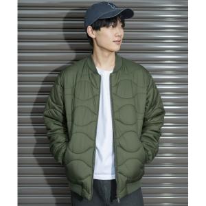 ブルゾン アウター 「KANSAI YAMAMOTO HOMME/カンサイヤマモトオム」撥水軽量中わたブルゾン/MA-1 ボンバージャケット キルティ