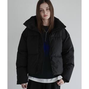 コート ジャケット フィルパワー600ルーズシルエットスタンドネック中綿ジャケット メンズ レディース