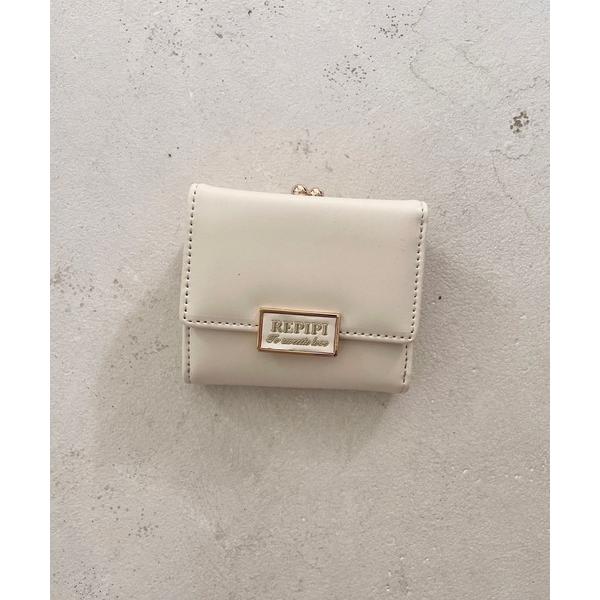 財布 ロゴプレートウォレット キッズ 子供 女の子