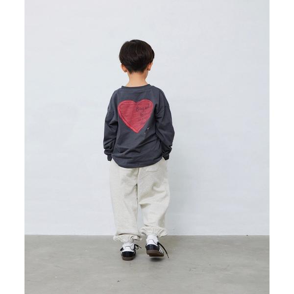 tシャツ ハートプリントロンT キッズ 子供服 男の子 女の子