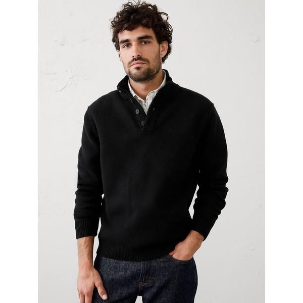 セーター ニット BANANA REPUBLIC FACTORY STORE　　ボタンモックネックセ...