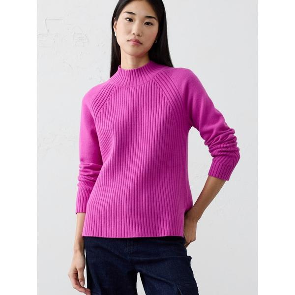 ニット セーター BANANA REPUBLIC FACTORY STORE　　ミックスリブタートル...