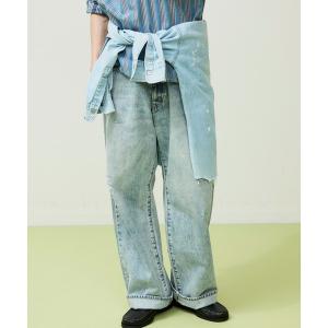 ジーンズ 「DENIM DELIGHT DAYS」セルヴィッチデニムワイドジーンズ メンズ レディース