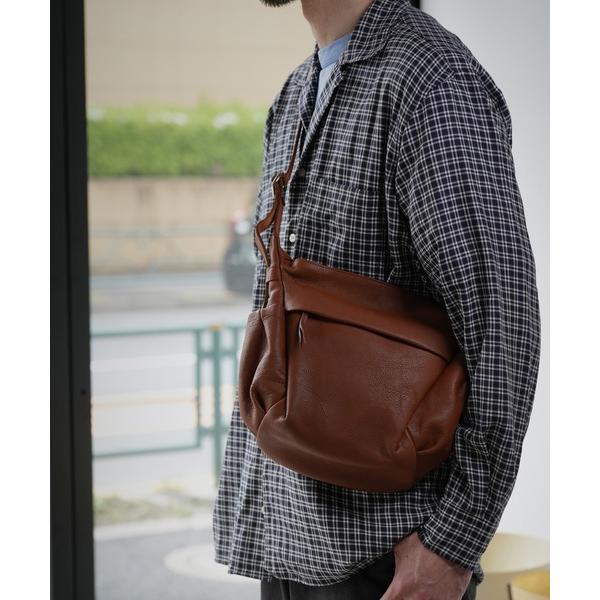 ショルダーバッグ MILITALY SHOULDER M ショルダーバッグ メンズ 革 レザー AB...